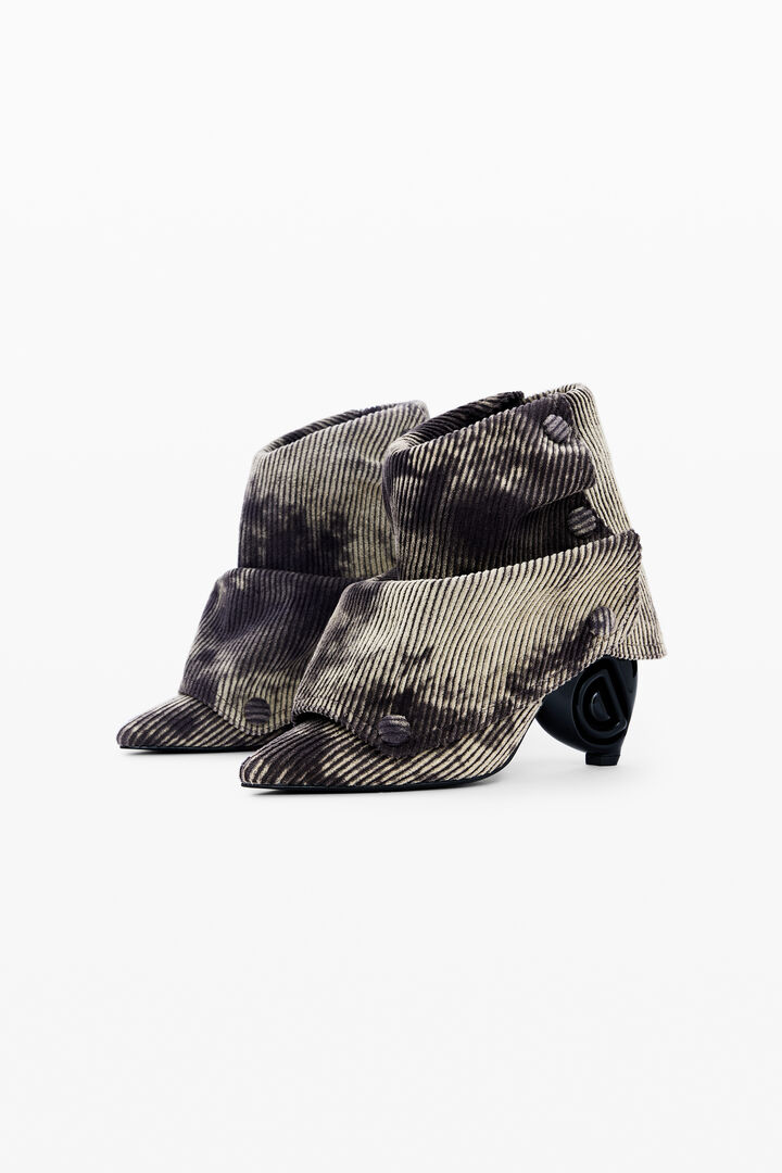 Corduroy tie-dye ankle boot | Desigual