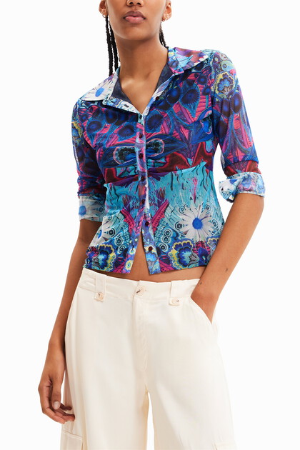 M. Christian Lacroix short slim shirt