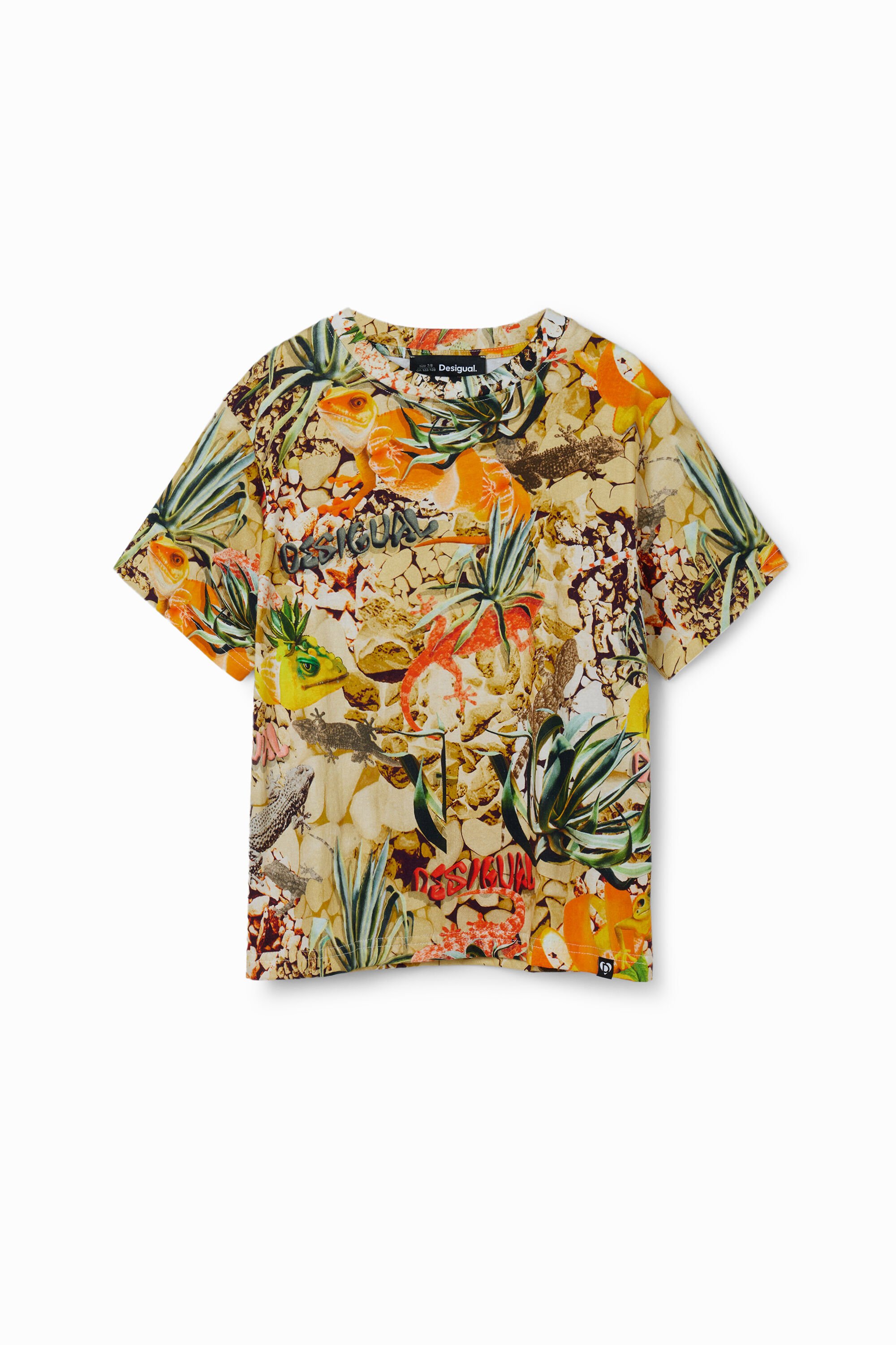 Camouflage collage T-shirt