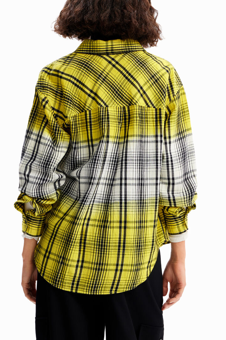 Dégradé plaid shirt | Desigual
