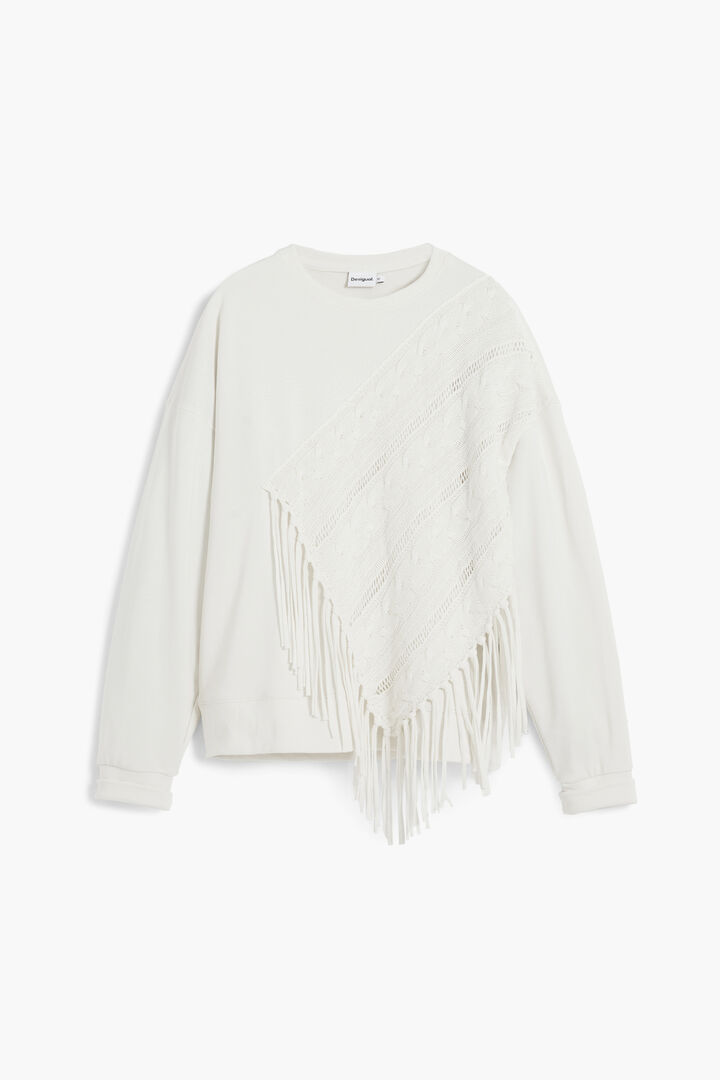 Fringe sweatshirt | Desigual