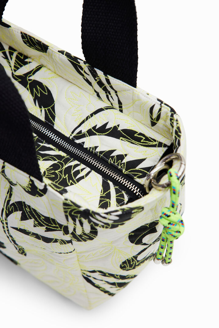 Embroidered floral bag | Desigual