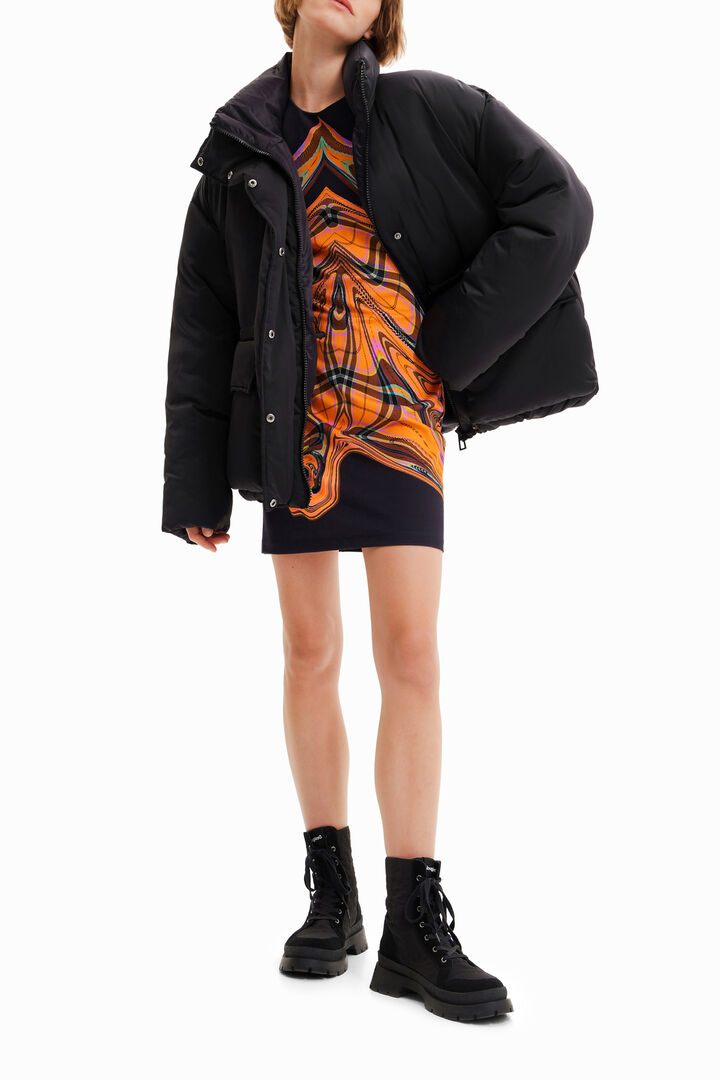 María Escoté slim short dress | Desigual