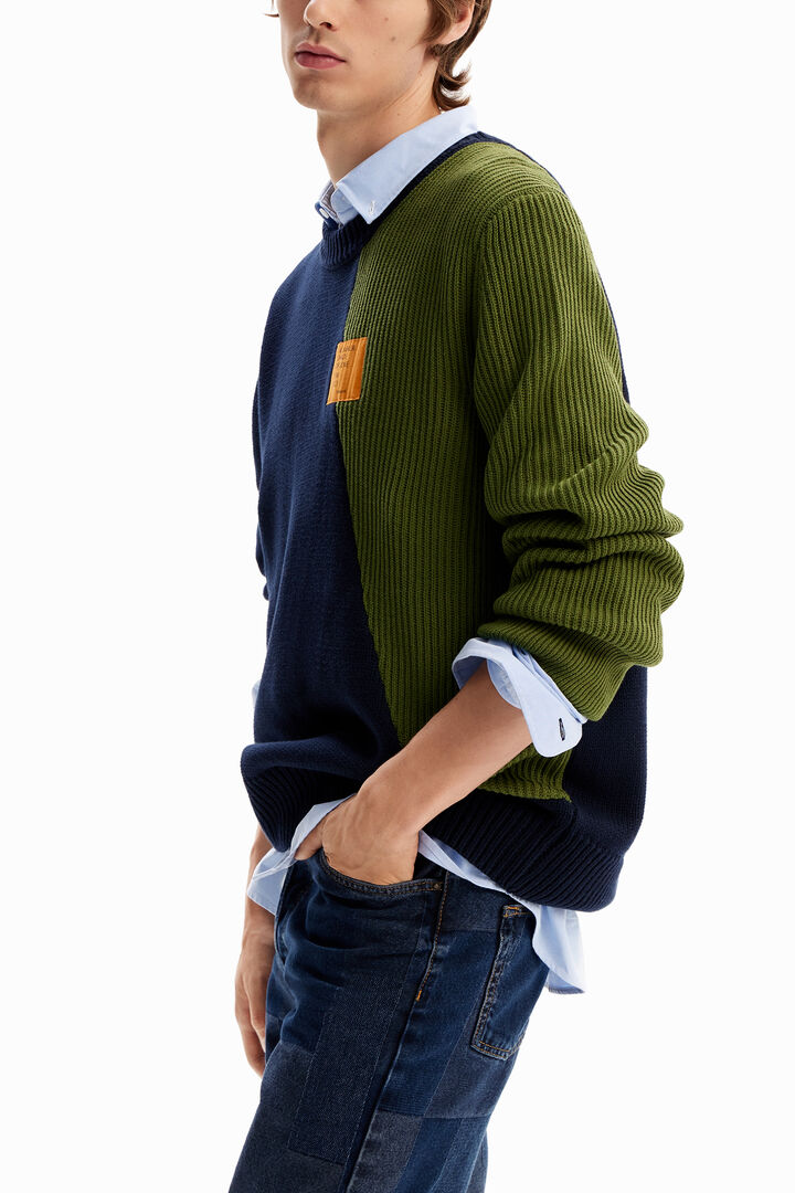 Jersey combinado bicolor | Desigual
