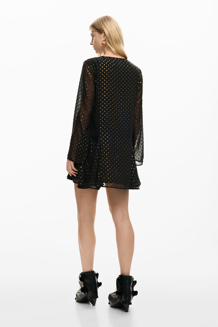 VESTIDO PLUMETI CORTO | Desigual