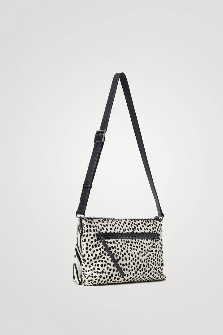 Leather sling bag animal print | Desigual