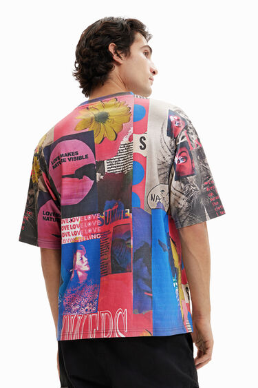 Samarreta oversize collage | Desigual