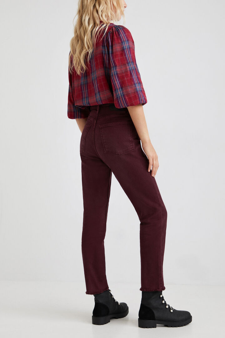 Straight ankle grazer trousers | Desigual