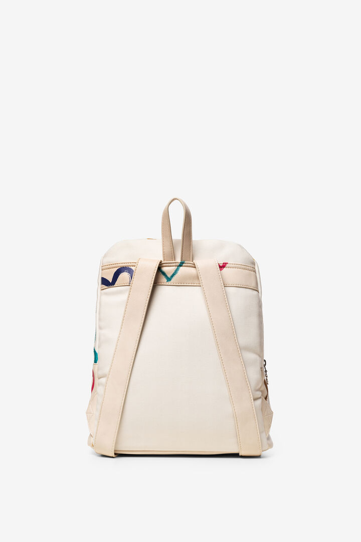 White Backpack Novara | Desigual