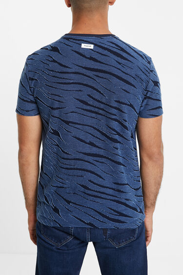 Blue animal print T-shirt | Desigual