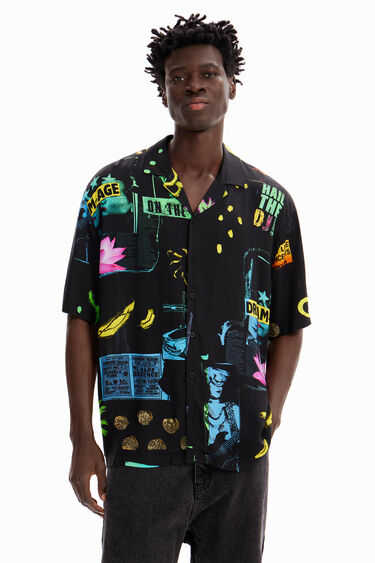 Collage resort shirt | Desigual