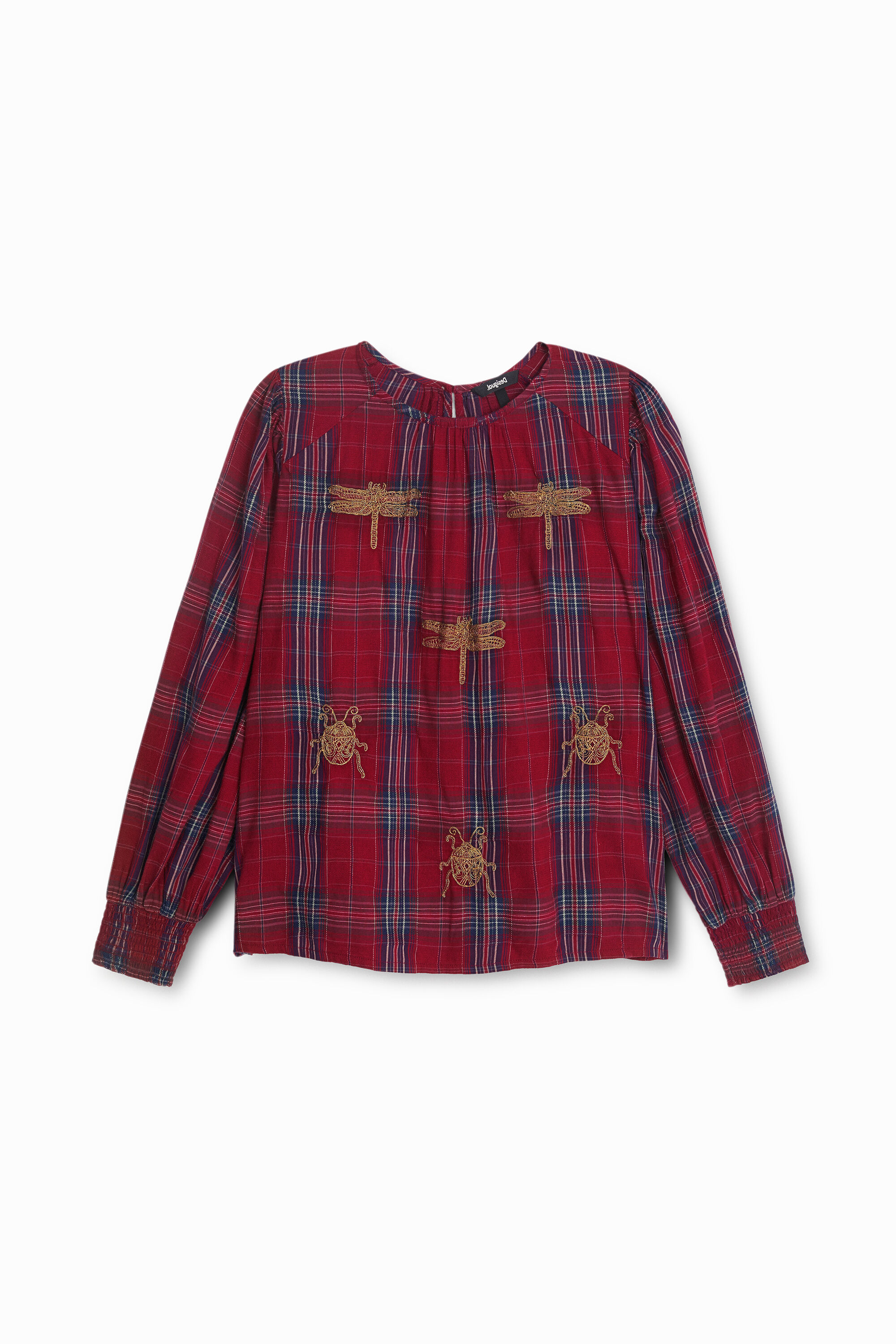 Bluse Loose Fit Tartan