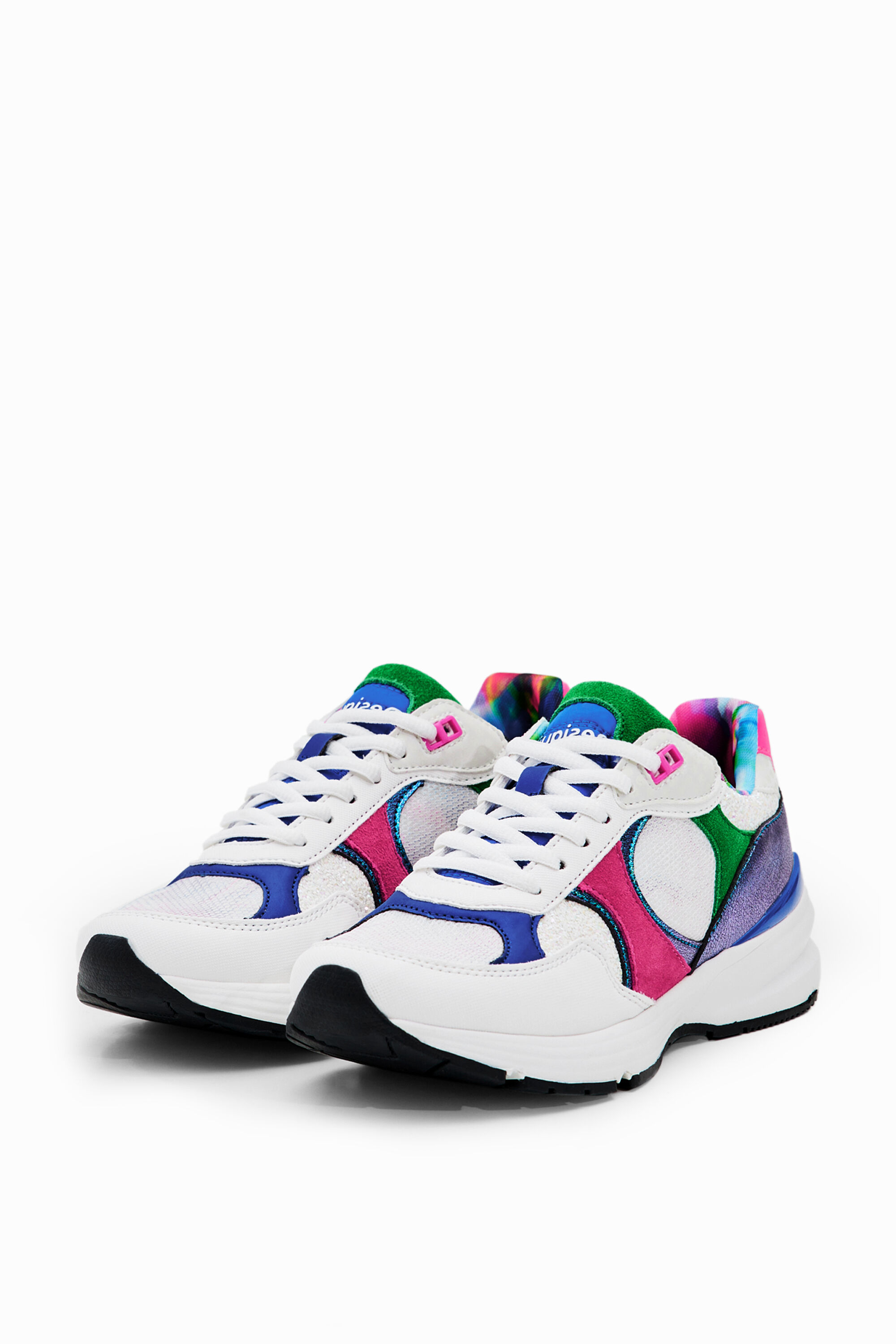 Patch running sneakers - MATERIAL FINISHES - 38