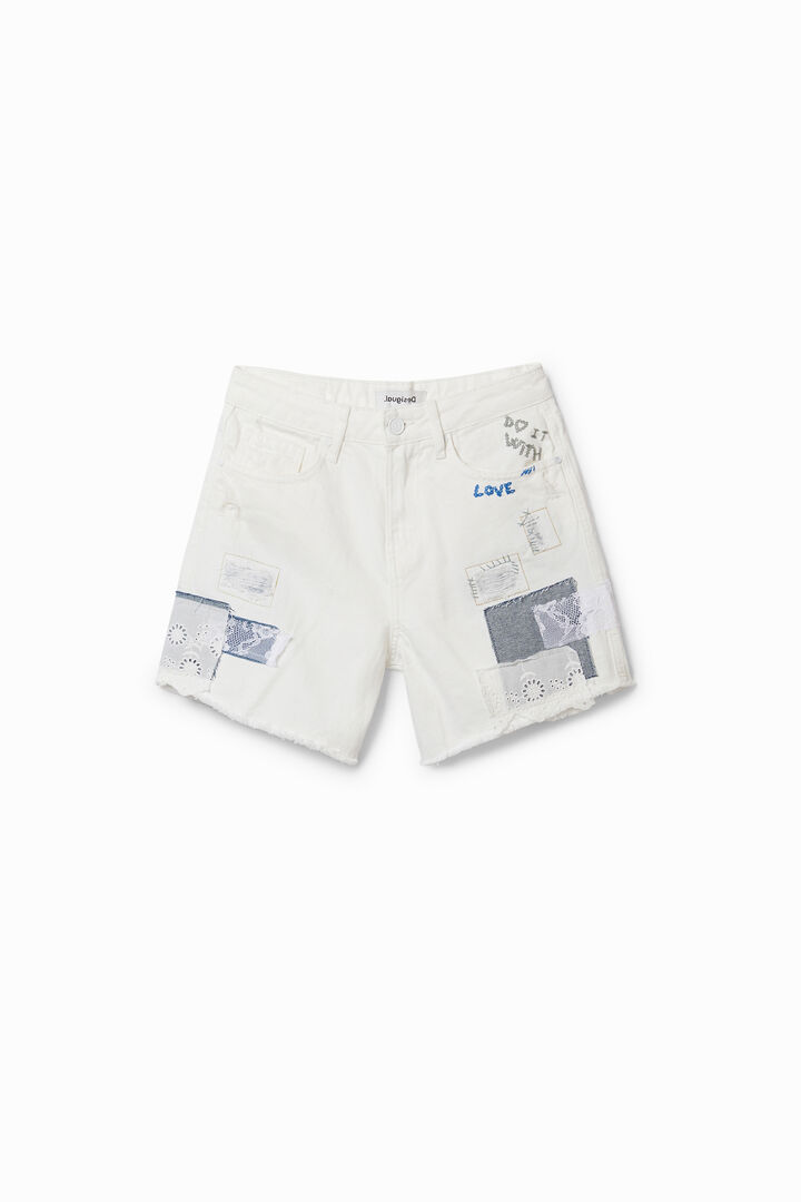 Pantalón short patch | Desigual
