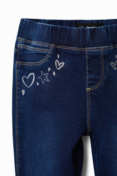 Jeggings slim dibuixos | Desigual