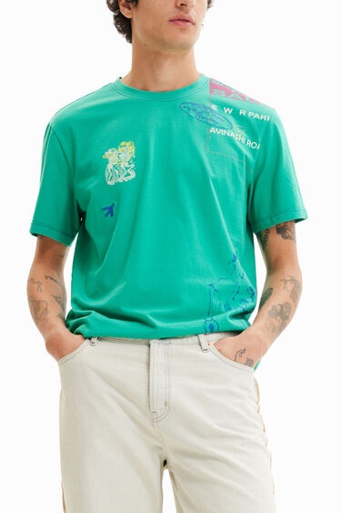 Samarreta arty brodats | Desigual
