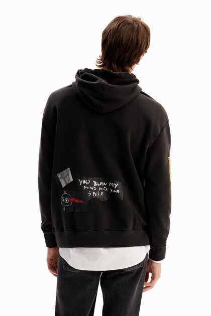 Sudadera capucha pájaros