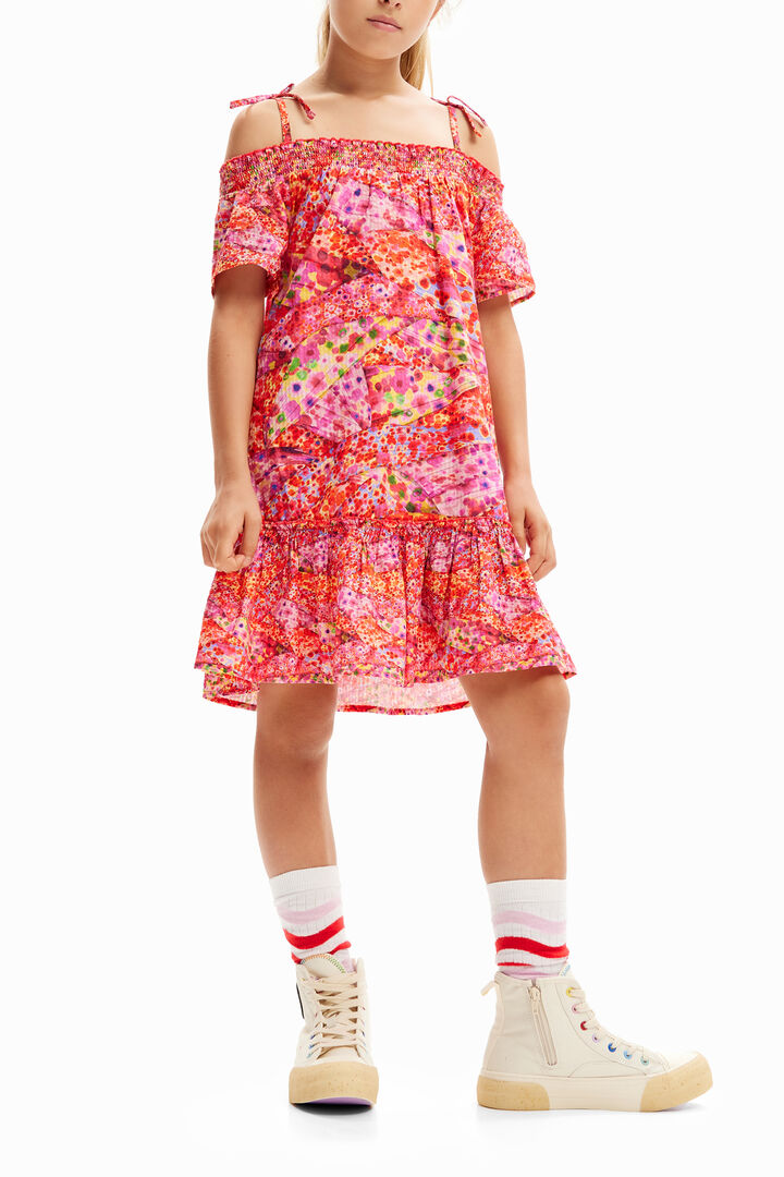 Floral ruffle dress | Desigual