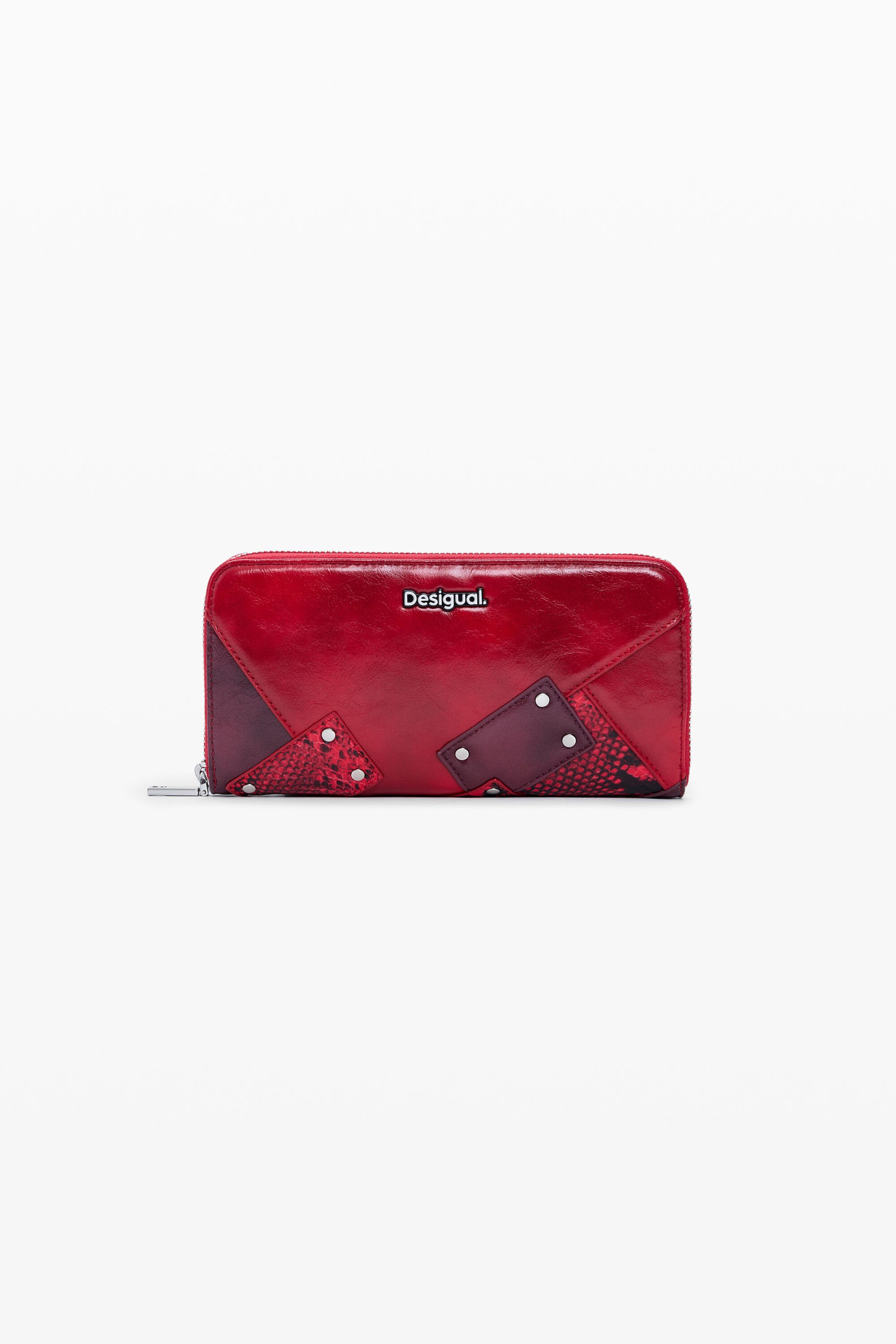 Desigual Grote portemonnee snake - RED