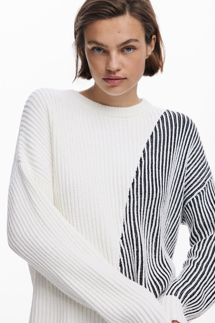 Combined turtleneck sweater | Desigual