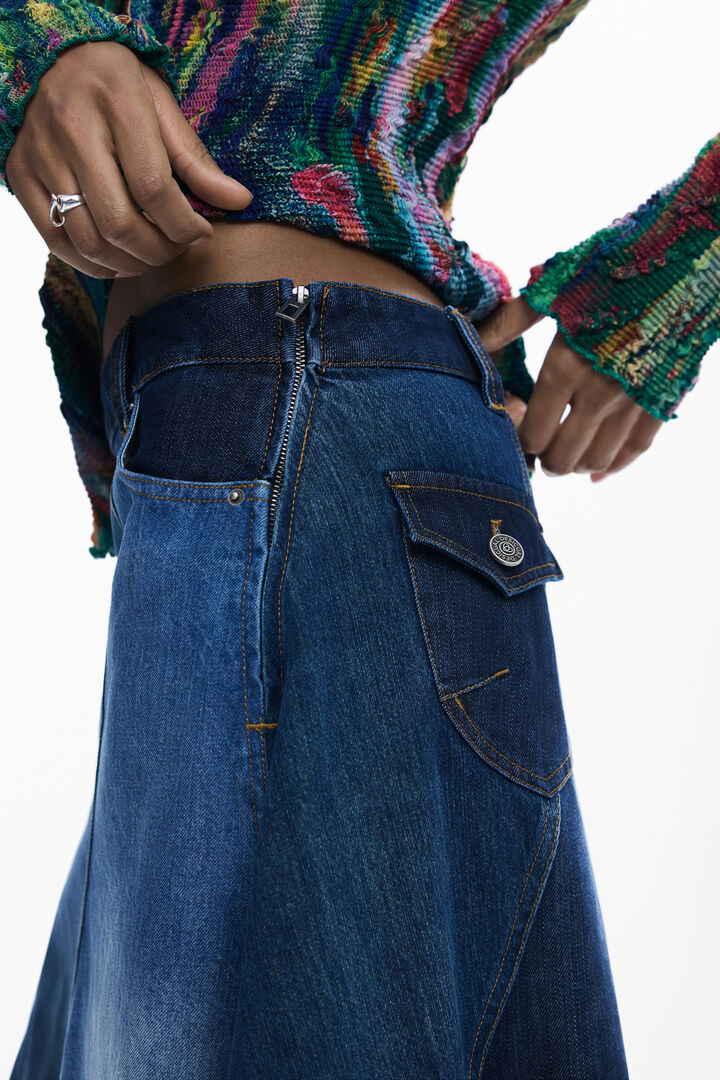 Spódnica denim patch | Desigual