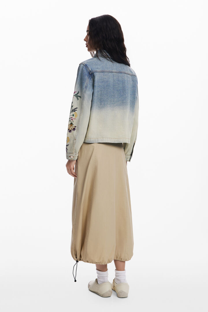 Floral denim jacket | Desigual