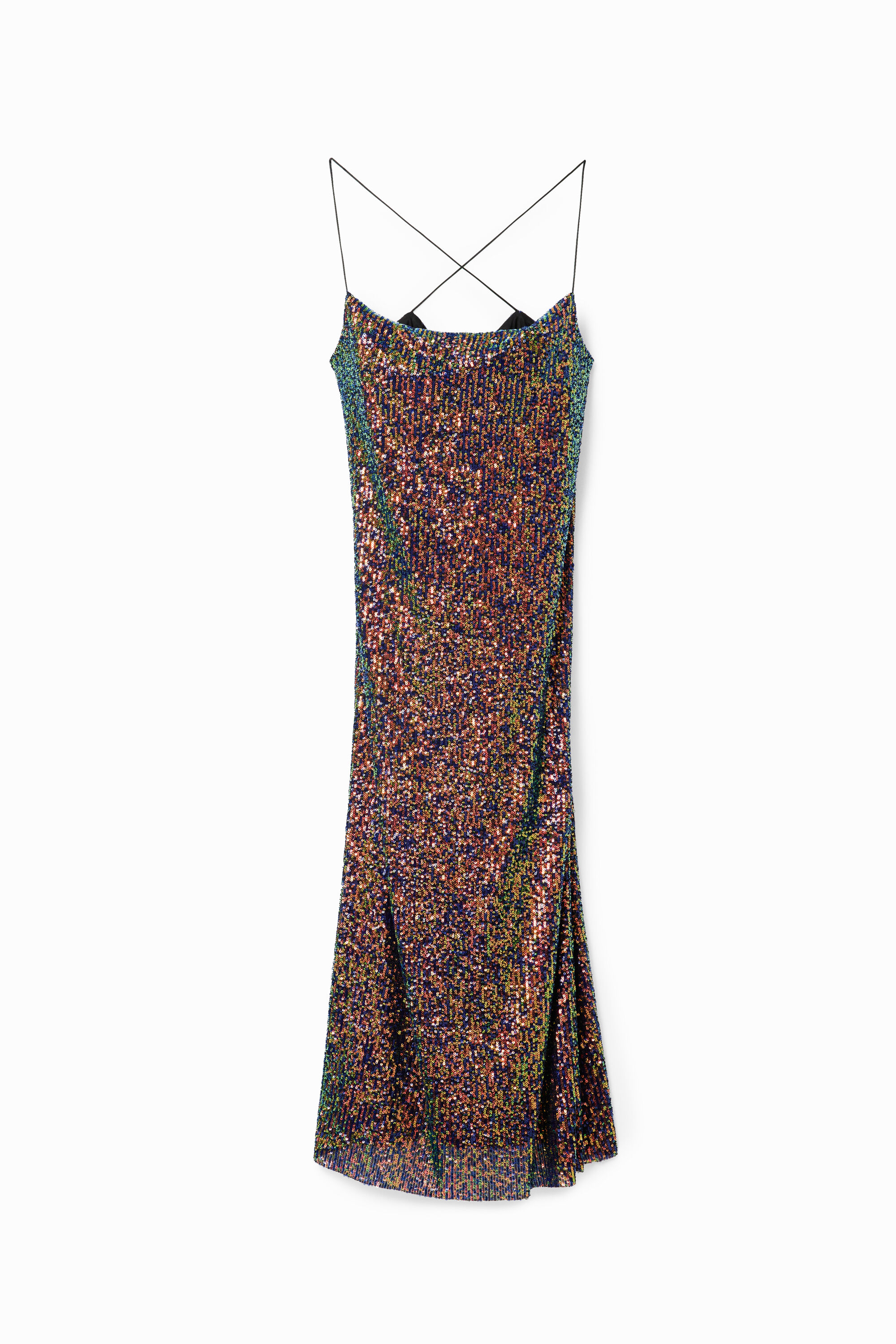 Midikleid Pailletten