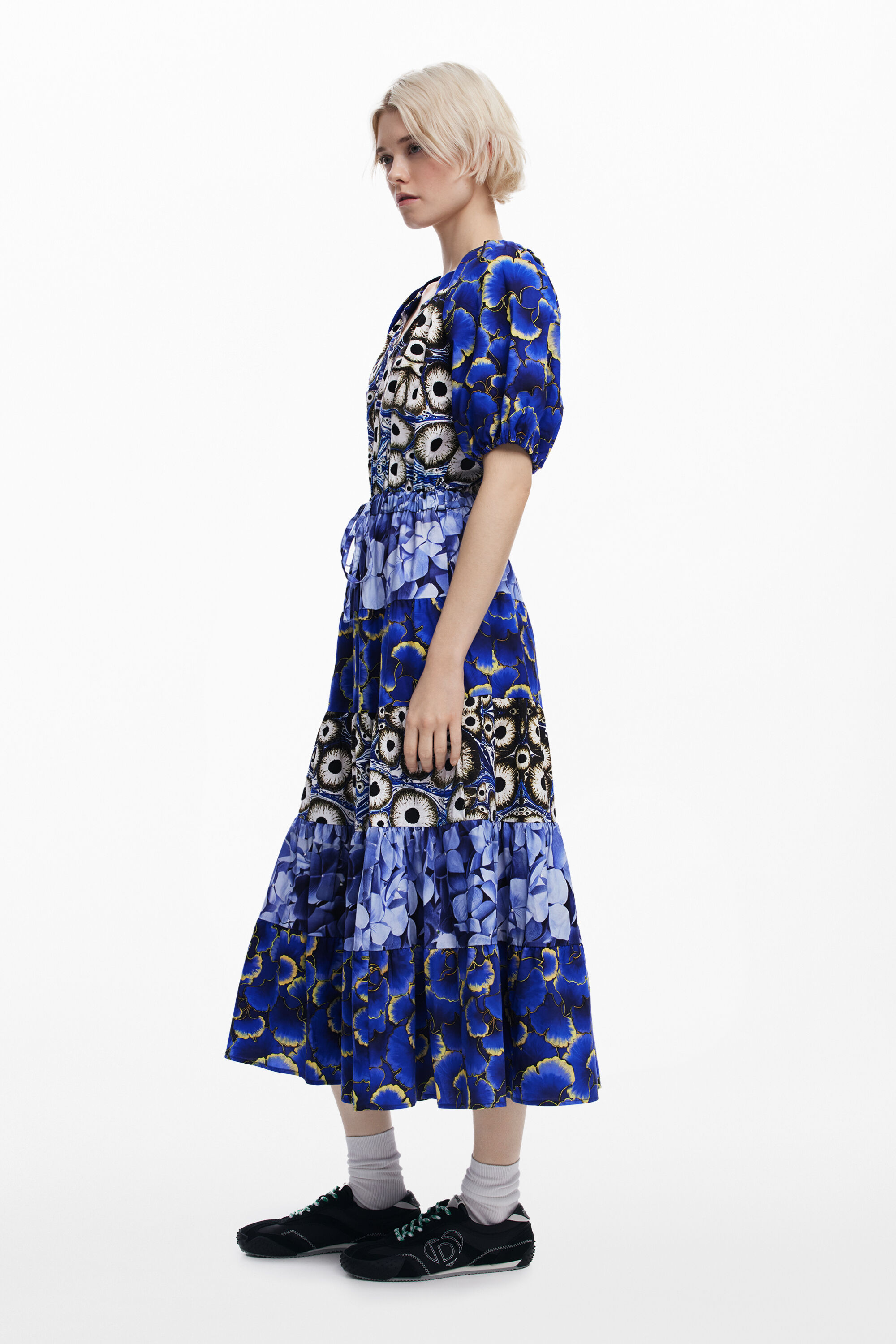 Desigual Cell Dress M. Christian Lacroix In Blue