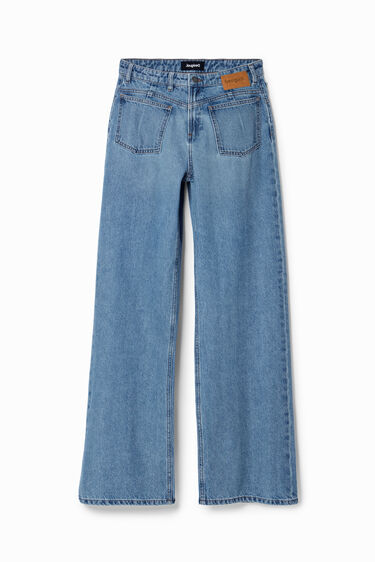 Vaqueros Wide Leg Circular Denim | Desigual