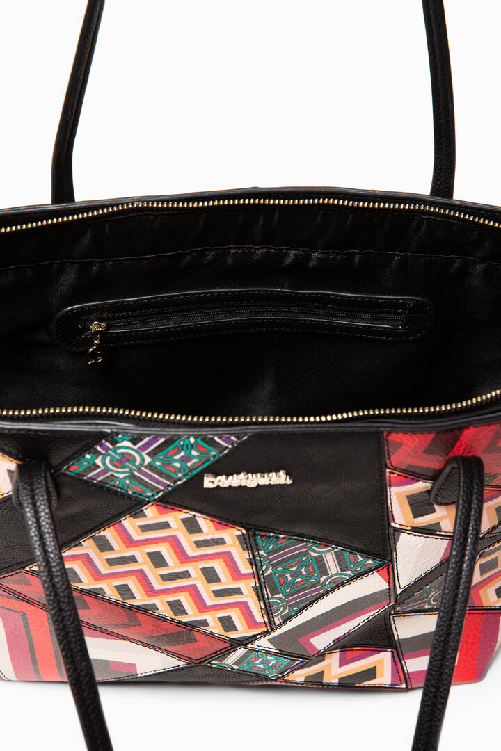 Graphic Atlas Capri Zipper Shopper | Desigual