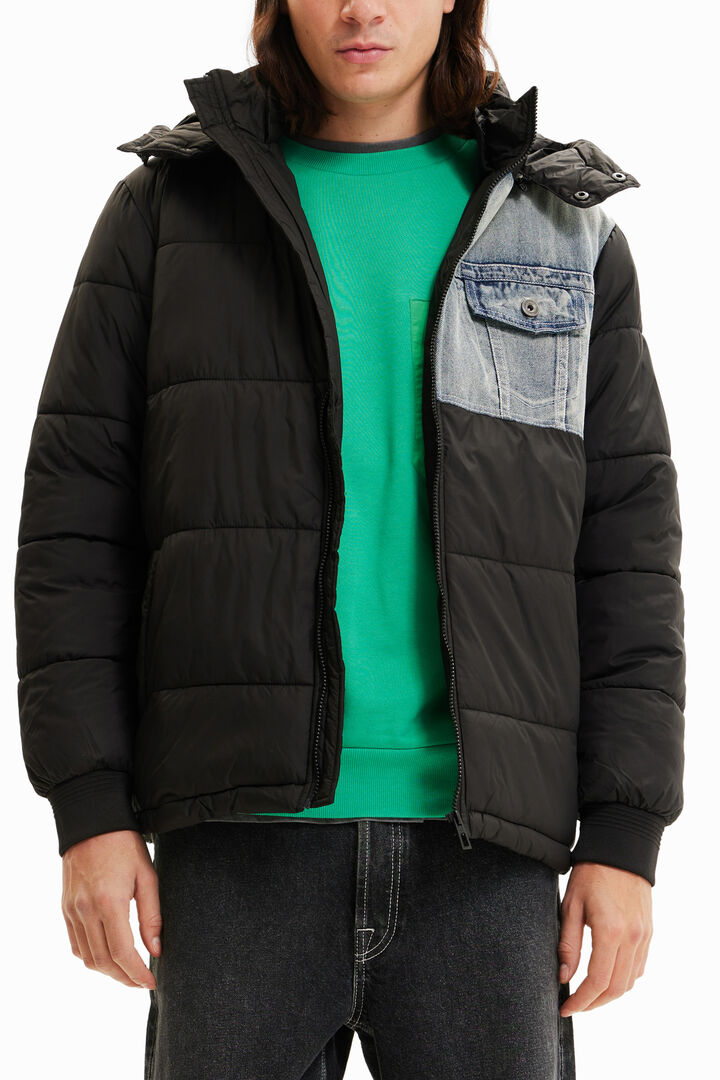 Padded denim jacket | Desigual