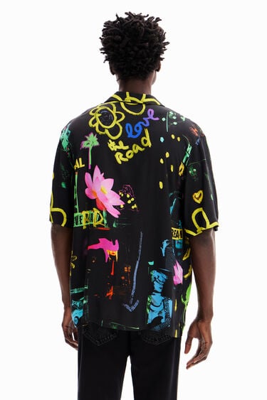 Collage resort shirt | Desigual