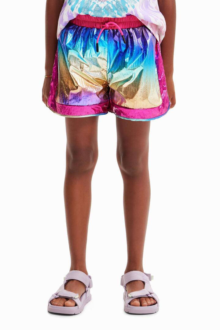 Shorts iridiscentes | Desigual