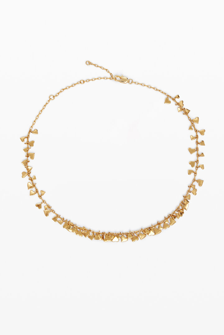 Zalio gold-plated multi-heart pendant