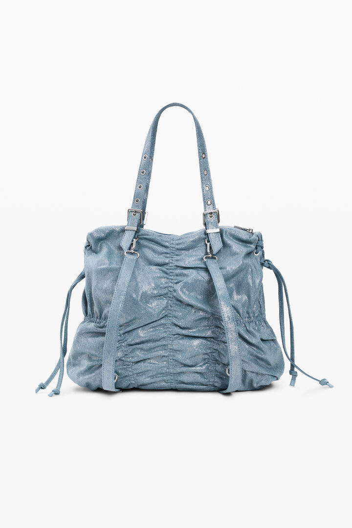 MEDIUM RUCHED DENIM BACKPACK | Desigual