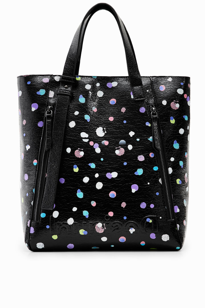 Large polka dot shopper bag | Desigual