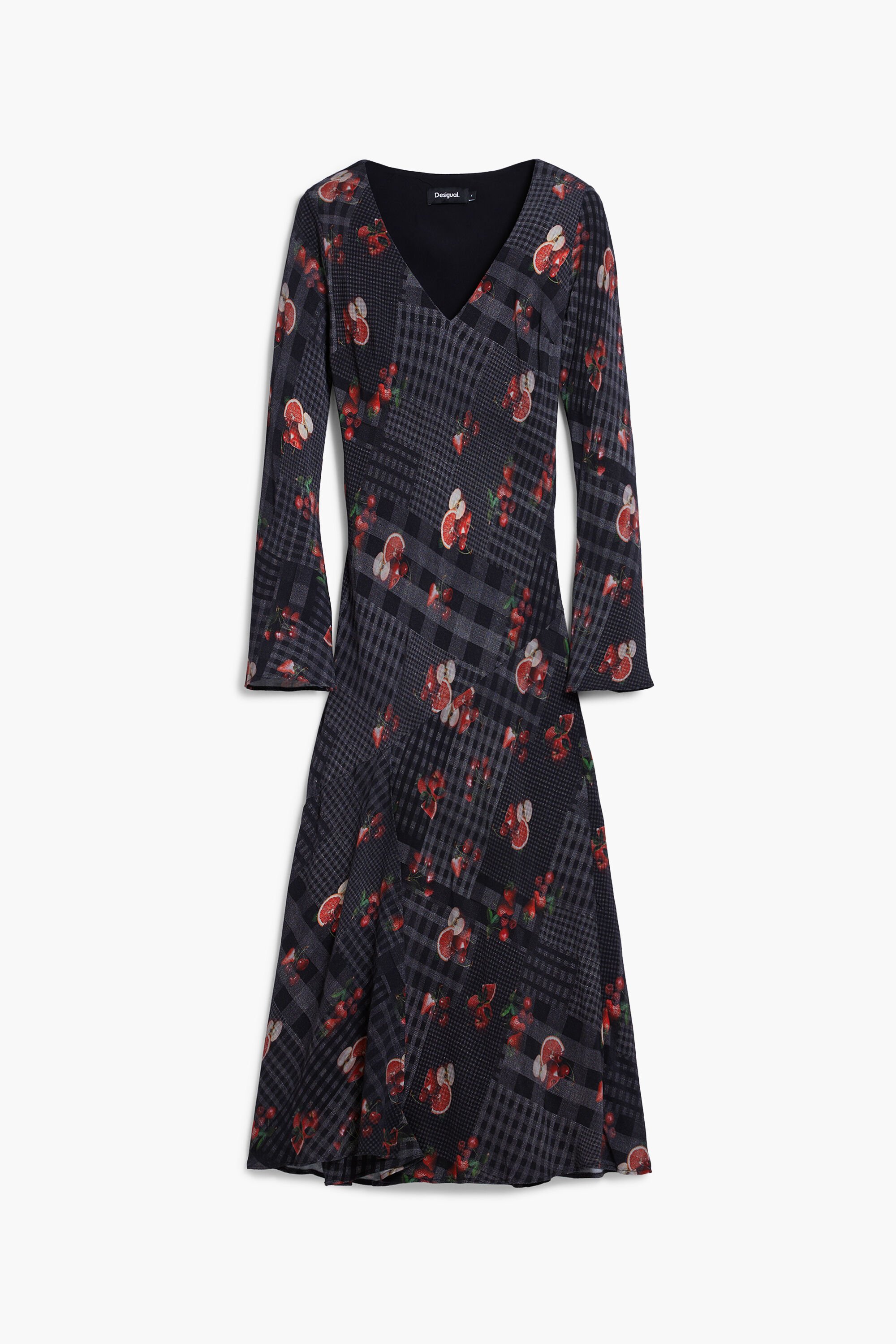 Desigual チェックワンピース チェック柄のミディワンピース 女性用 I Desigual.com