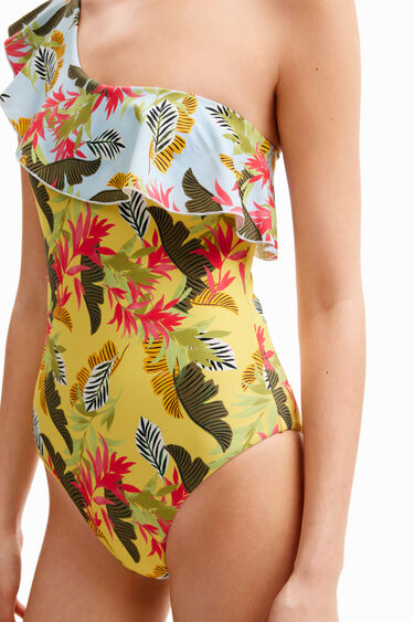 Jungle ruffle swimsuit | Desigual