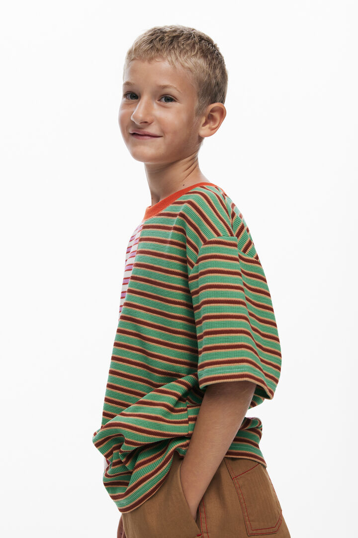 T-shirt bicolore à rayures | Desigual