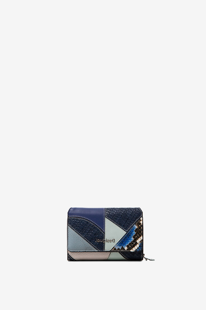 Quadratisches Portemonnaie Patchwork | Desigual