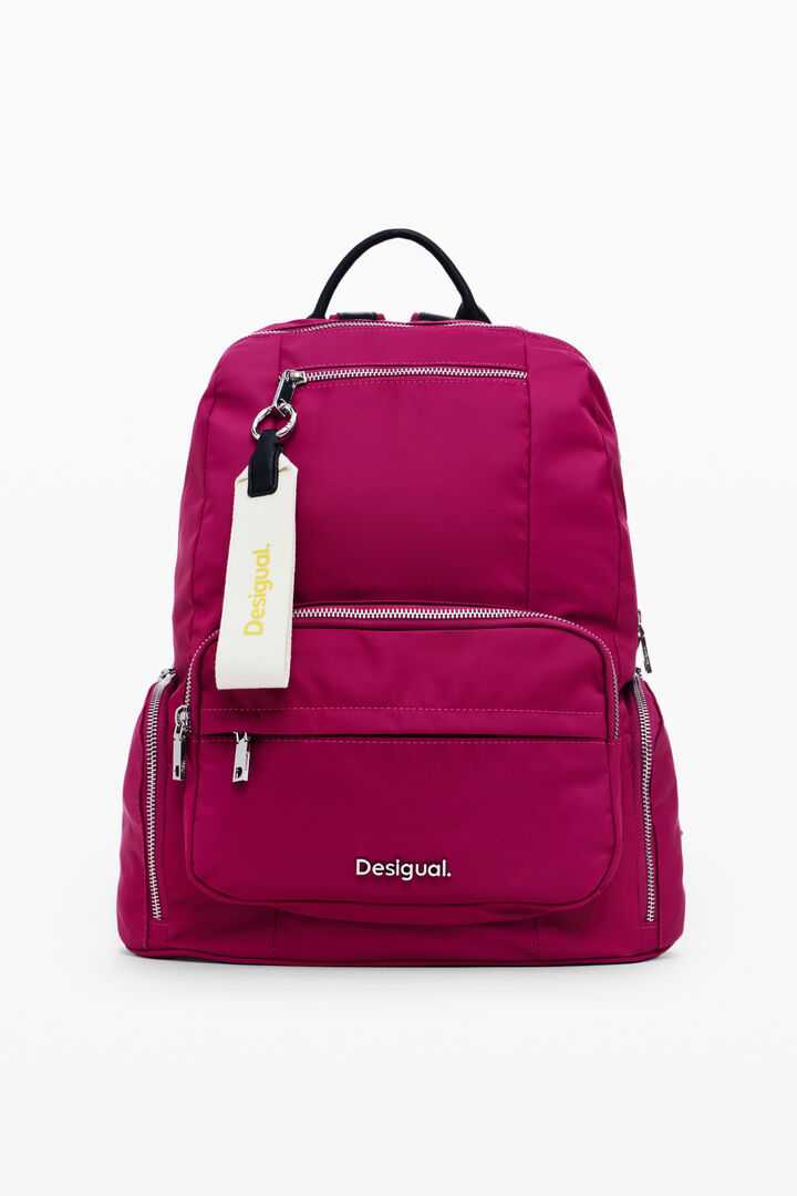 Medium backpack with multiple pockets