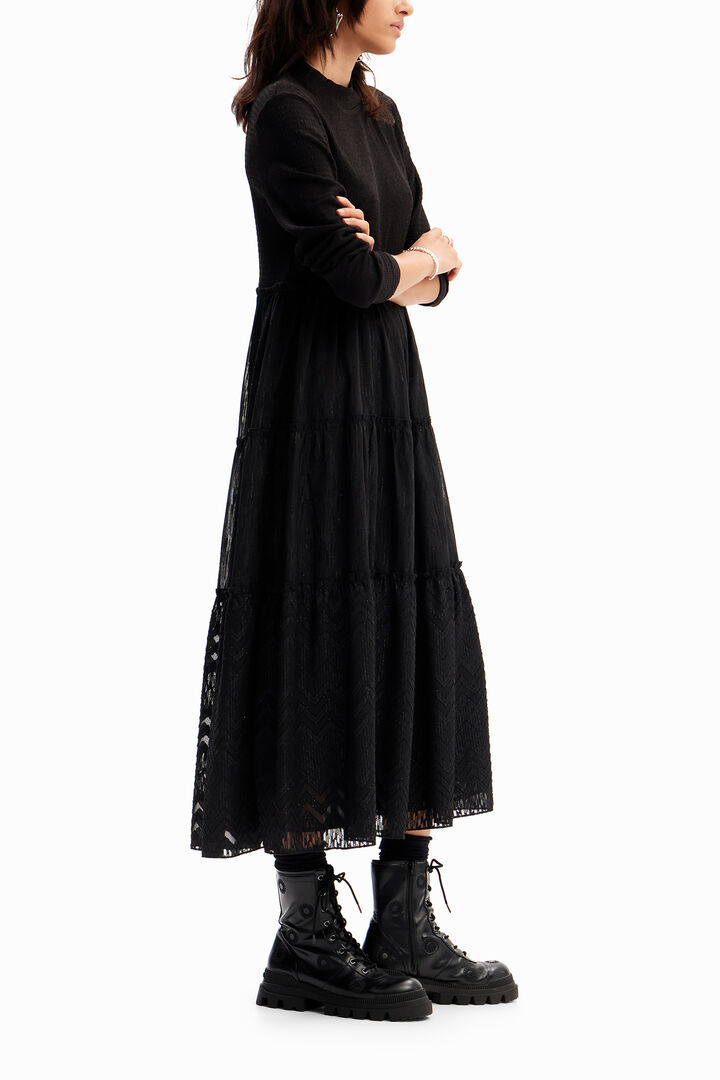 Combination midi dress | Desigual