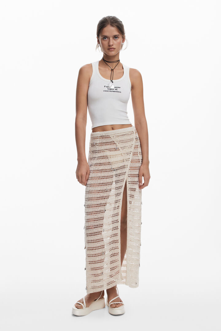 Tank top with text
