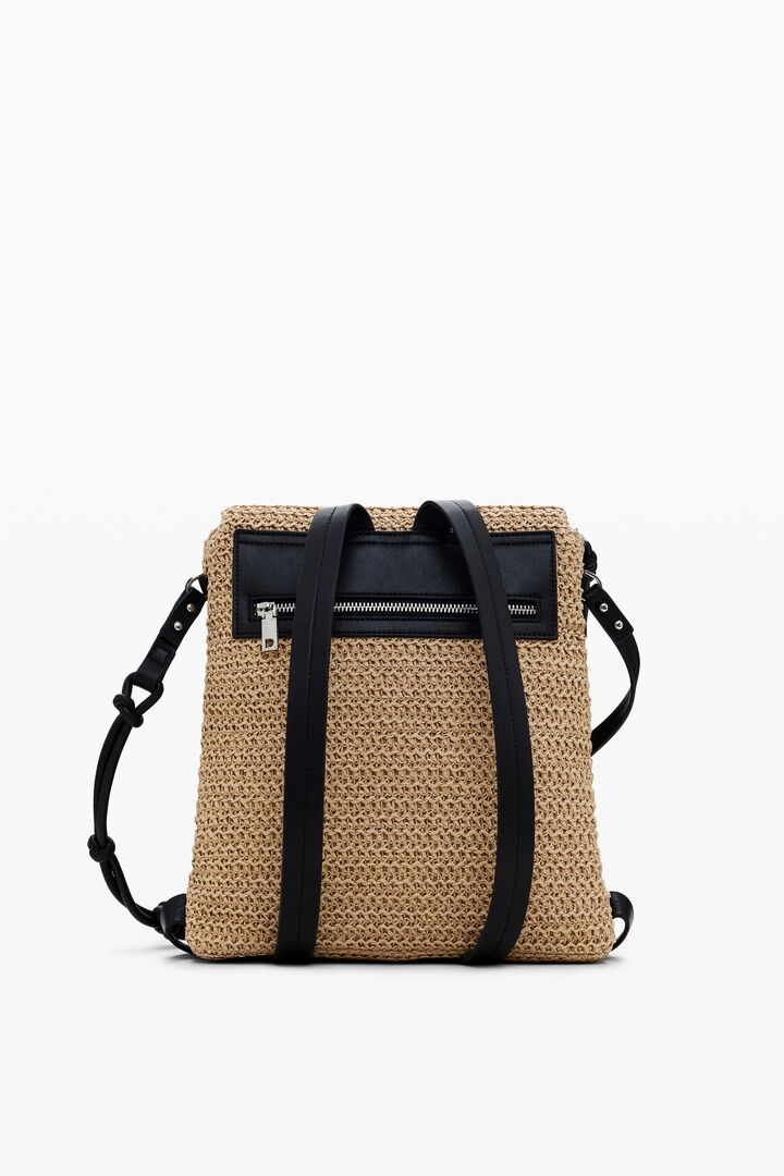 Small raffia backpack | Desigual