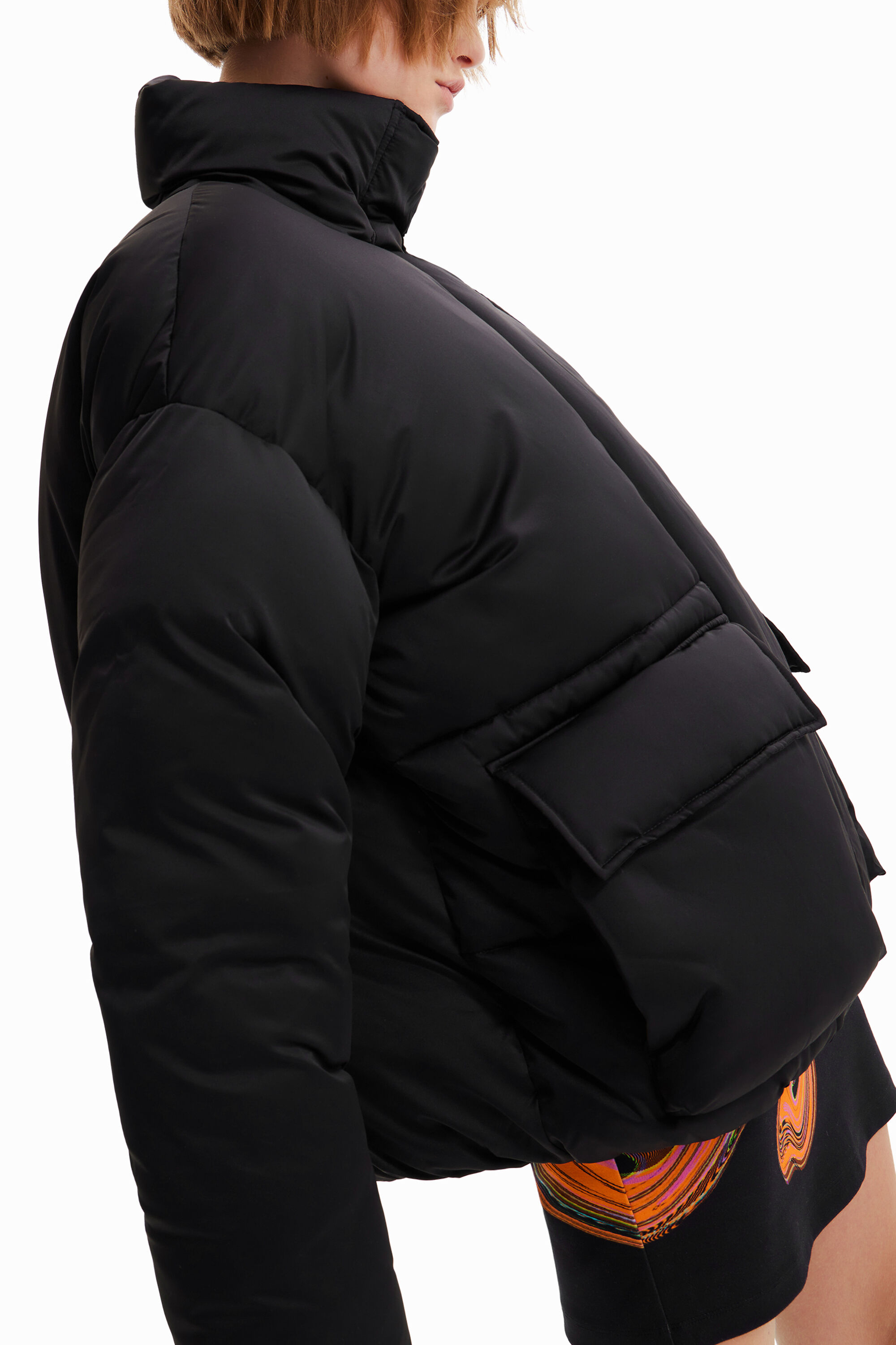 María Escoté oversize padded jacket | Desigual.com