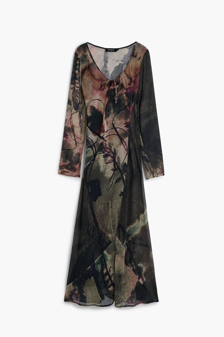 Abstract midi dress