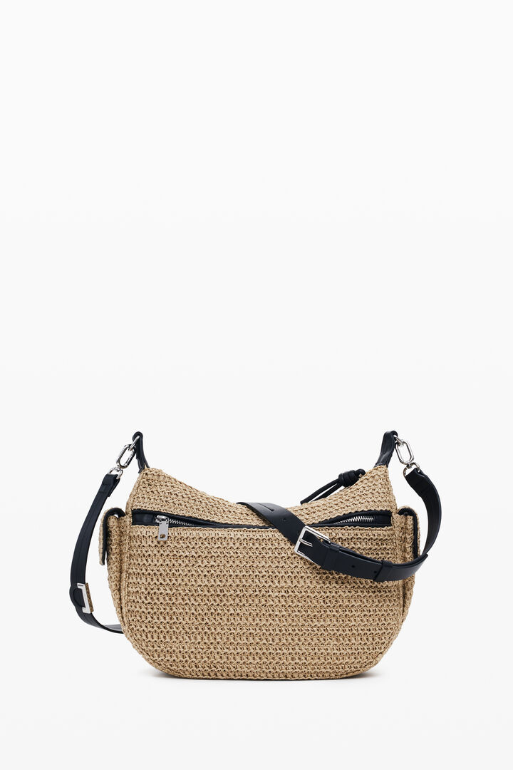 Bolsa de palha com logotipo | Desigual