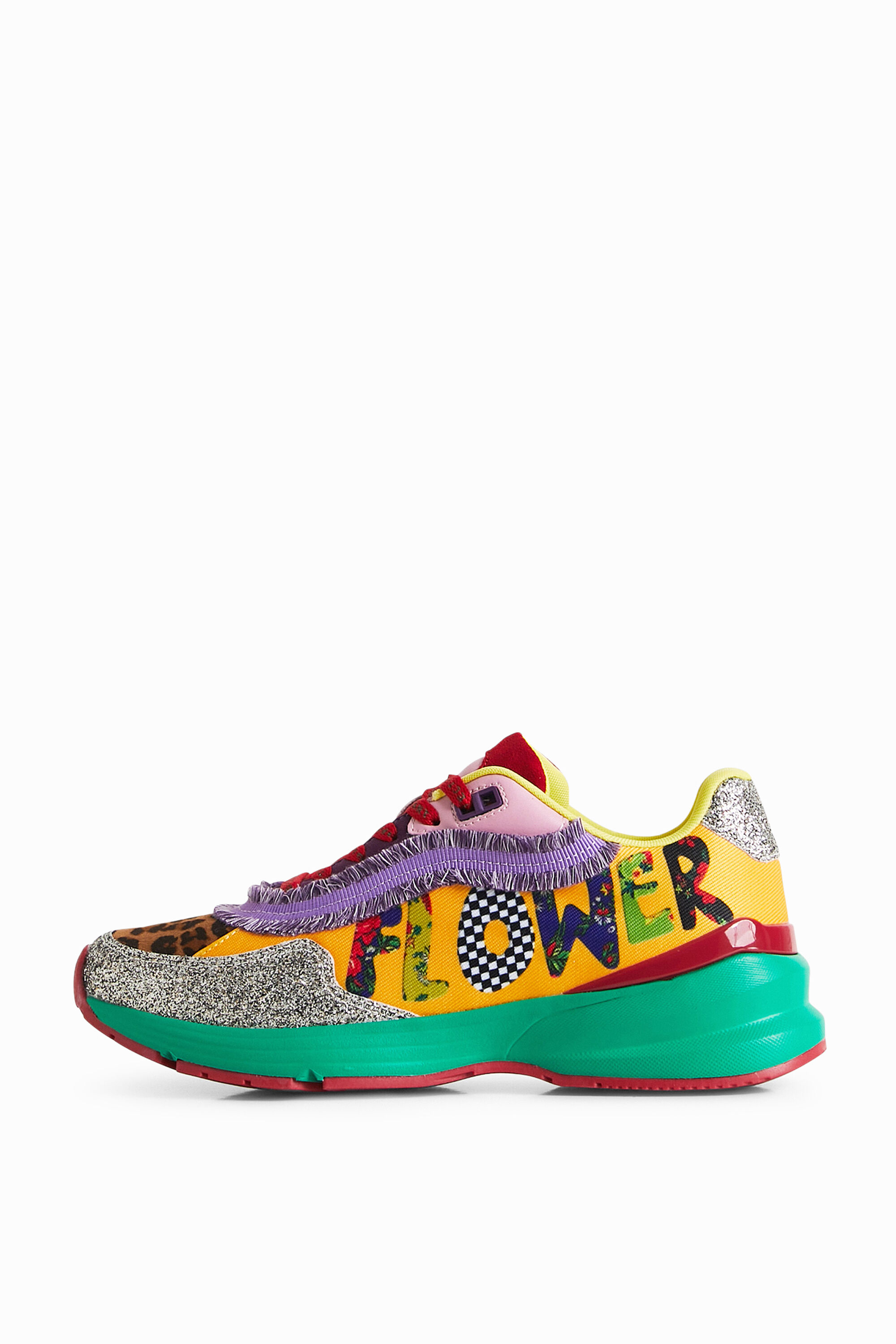 Johnson Hartig patchwork Flower sneakers