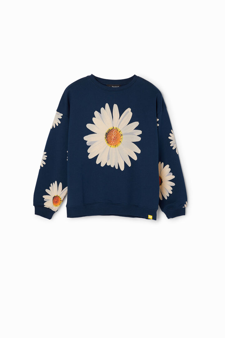 Oversize daisy sweatshirt | Desigual
