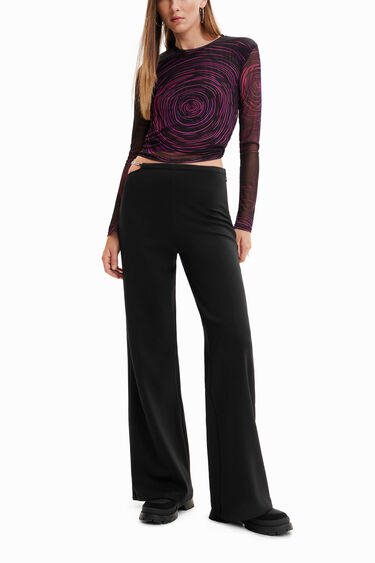 Pantaloni cut-out catena | Desigual